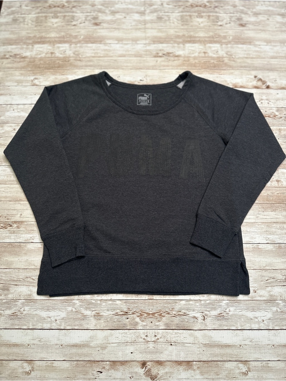 Puma Black Crewneck Pullover Sweatshirt